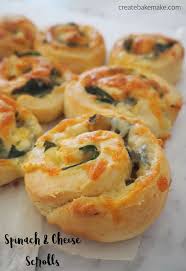 spinach and cheese scrolls create