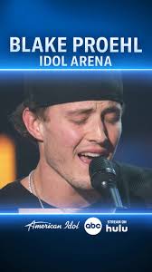 Blake Proehl is thanking God he's yours! #AmericanIdol