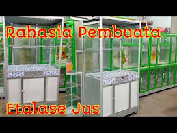 Baik pria maupun wanita, bisa dijadikan sebagai target pasarmu. Cara Membuat Palung Lontong Etalase Jus 1 Meter Aluminum Cabinet Gabinete De Aluminio Youtube
