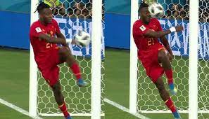 The laliga giants bid goodbye to the legendary argentine earlier on sunday but the players still at. Football World Cup Michy Batshuayi Kicks Ball Into His Own Face During Celebration Newshub