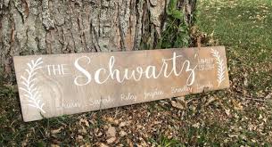 Wood Family Last Name Sign Etsy Last Name Signs Name Signs Wooden Name Signs