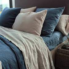 Ce linge de lit de haute qualité 100% lin lavé, vous procurera un confort inégalé en terme de bien être. Drap Housse Lin Lave Grands Bonnets 40 Cm La Compagnie Du Blanc