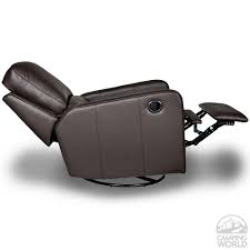 Perth Swivel Rocker Recliner Brown Opulence Home 1170 19comset Indoor Chairs Camping World Indoor Chairs Rocker Recliners Recliner