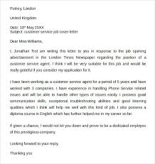 A customer service cover letter sample that gets jobs. Free 7 Sample Customer Service Cover Letter Examples In Pdf Ms Word