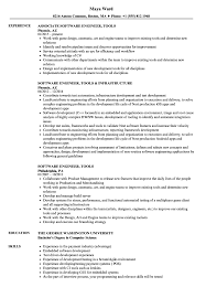 software engineer, tools resume samples