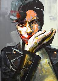 Pin By Rafy On Arte Rostros Y Figuras Art Palette Knife Art Painting