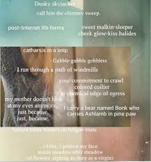 All Of My Prosaic Waiting Visual Poetry Life Form