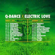 Elf19 tickets on sale now: Q Dance Q Dance At Electric Love 2018 Timetable