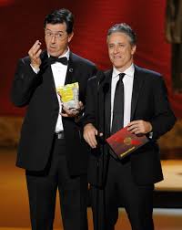 The daily show with jon stewart. Jon Stewart Is Back On Late Night Tv Joins Stephen Colbert For Funny Republican Convention Coverage