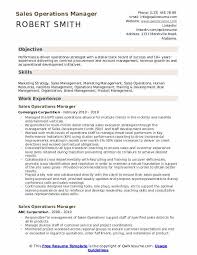 Sales Operations Manager Resume Samples Qwikresume