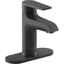 kohler bathroom sink faucets black