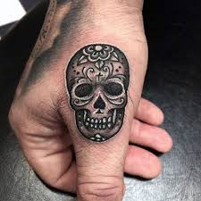 101 Best Skull Tattoos For Men Cool Designs Ideas 2019 Guide Hand Tattoos For Guys Small Skull Tattoo Thumb Tattoos