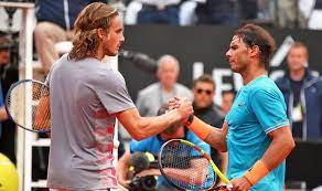 Greek tennis star stefanos tsitsipas advanced to his first career grand slam final with victory over alexander zverev at the french open on friday. Rafael Nadal Stefanos Tsitsipas Reveals Why He Could Not Beat Ace Again At Italian Open Tennis Sport Express Co Uk