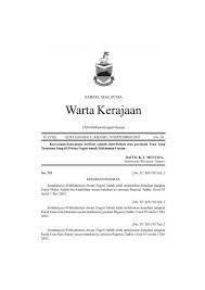 Kandungan bahagian ini bertujuan untuk memberi fasilitasi kepada kakitangan jkdm, pelanggan dan orang awam untuk memudahkan rujukan kepada perundangan kastam, eksais dan zon bebas. Warta Kerajaan Negeri Sabah Malaubuim