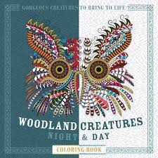 Download Amazon Com Woodland Creatures Night Day Coloring Book Gorgeous Creatures To Bring To Life Night Day Coloring Books 9781438009421 Moffett Patricia Books