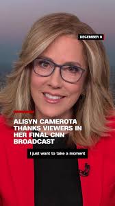 CNN's Alisyn Camerota thanks viewers and colleagues as she signs off from  CNN after a decade