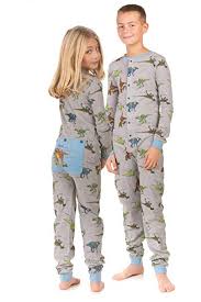Dinosaur Union Suit Boys Girls Onesie Pajamas T Rex On Rear Flap Kids 4 14 Onesie Pajamas Girl Onesies Baby Pants
