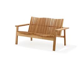 Lounge bank zeitlose loungemobel aus heimischem holz. Gartenbank 2er Loungebank Cane Line Amaze Teak Holzbank Stapelbar Cane Line Gartenmobel Serie Amaze