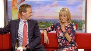 Louise minchin is on the road to recovery! Bbc Breakfast S Louise Minchin Suffers Awkward Moment On Air As She Realises Her Dress Is On Back To Front