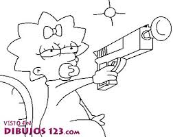 Dibujos De Los Simpson Para Colorear