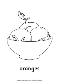 Oranges Colouring Page New Year Coloring Pages Coloring Pages Colouring Pages