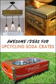 Upcycled Soda Crate Projects Crate Diy Crate Decor Coke Crate Ideas