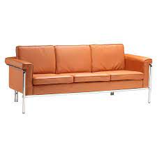 Singular Sofa In Terracotta Sofa Furniture Cheap Leather Sofas