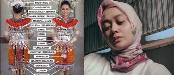 Pakaian tradisonal wanita iban terbahagi kepada tiga jenis iaitu bidang, kalambi dan bedong. Baju Tradisional Iban Dipersenda Faye Kusairi Akui Terguris Sikap Ryzal