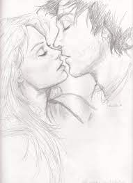 Cinema kiss black white love art illustration romance lovers. Romantic Couple Drawings Romantic Kiss Sk Hes Novocom Top