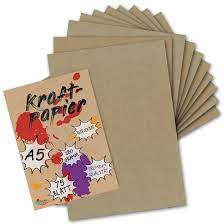 Peter albrecht schloss, room o223 68131 mannheim. Kraftpapier Din A5 280 G M Natur Braunes Recycling Papier Vintage 10 8 99