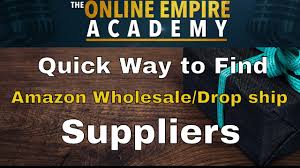 Check spelling or type a new query. How To Find Suppliers For Amazon Drop Shipping And Amazon Fba Youtube
