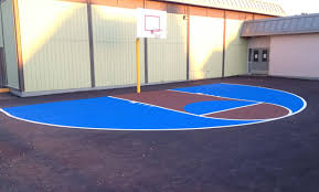 Paving asphalt can become quite a difficult task, there are many obstacles that can prevent a pristine and long lasting surface. Sport Court Asphalt Paving Square One