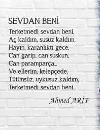 Ahmet Arif Sevdan Beni Siir Edebiyat Kitap
