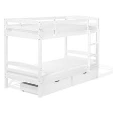 Maybe you would like to learn more about one of these? Letto A Castello Doppio 90 X 200 Cm In Legno Bianco Con Cassettiera Contenitore Beliani Favi It