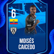 2 de noviembre de 2001) es un futbolista ecuatoriano que juega de mediocampista y su equipo actual es el independiente del valle de la serie a de ecuador. Moises Caicedo Independiente Del Valle Pagina Oficial