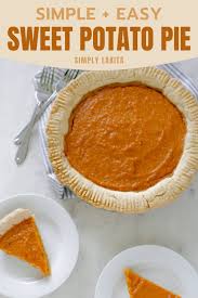 Easy Sweet Potato Pie Recipe In 2020 Sweet Potato Pie Easy Sweet Potato Pie Sweet Potato Pies Recipes
