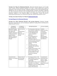 Here are nine (9) nursing care plans (ncp) and nursing diagnosis for major depression patient will have satisfaction with social circumstances and achievements of life goals. Nursing Care Plans For Delusional Disorder Delusion Mental Disorder