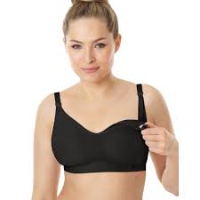 Playtex Secrets Women S Seamless Wirefree Nursing Bra With X Temp Cooling Xl