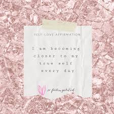 Self Love Daily Affirmation I Am Becoming Closer To My True Self Every Day By Working On Yourself Loving Self Love Affirmations Love Affirmations Self Love