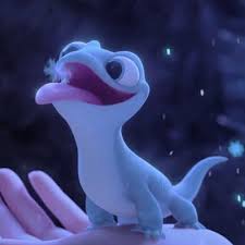 Disney frozen bruni fire lizard canvas acrylic painting (8x8/20x20cm). Vegas Sou Frozen 2 Lizard Coloring