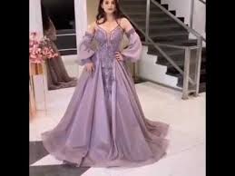 فساتين سهرة طويلة وقصيرة آخر موضه Youtube Dresses Evening Dresses Fashion