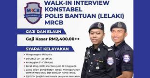 Jawatan kosong polis bantuan bank. Temuduga Terbuka Konstabel Polis Bantuan Mrcb E Semak Com