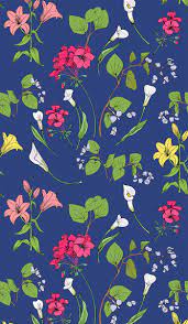 Garden Flowers Seamless Pattern Begonias Geraniums Lilies In Vector Graphics In 2020 Floral Drawing Geraniums Surface Pattern Design
