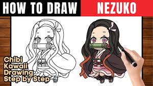 4.7 out of 5 stars 345 ratings. How To Draw Nezuko Kamado Draw Chibi Nezuko Tutorial Easy Youtube