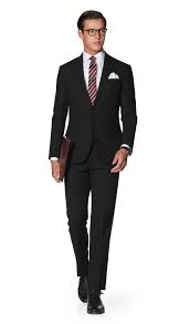 1940s double breasted suit in men's vintage suits. Henman Infinity Slim Fit Black Suit T M Lewin