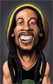 Rob Snow Caricatures Bob Marley Art Decor Wall Art Inspiration Caricatures Home Decor Idea Bob Marley Art Rasta Art Caricature