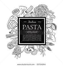 Stock Images Similar To Id 331645718 Vector Christmas Restaurant Pasta Restaurants Italian Menu Italian Pasta