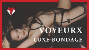 Black Leather Lingerie • Kinky Homeparty • VoyeurX - YouTube