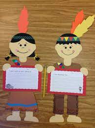 Weather it be worksheets, games, lessons, or quizzes; Fall Thanksgiving Indian Boy And Indian Girl Craft Primary Elementary School Thanksgiving Preschool Thanksgiving Projects Thanksgiving Crafts