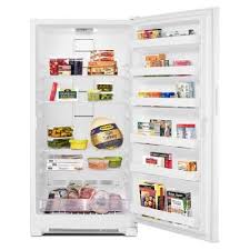 Maytag 19 7 Cu Ft Frost Free Upright Freezer In White Mzf34x20dw The Home Depot Upright Freezer Freezer Freezer Organization